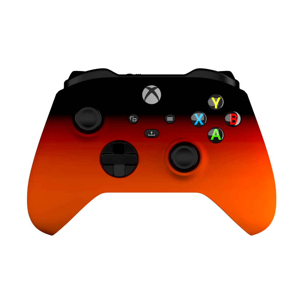 Orange and black shop xbox one controller