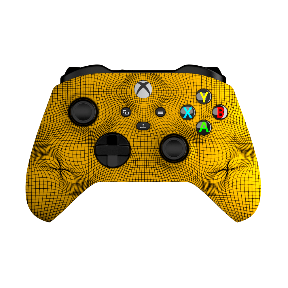 Aim Grid Yellow Xbox Series X Controller - Aimcontrollers