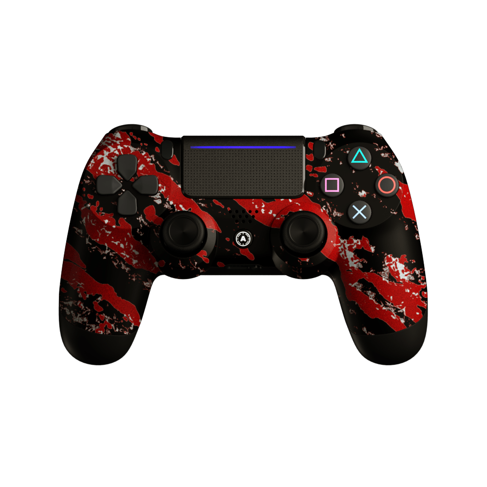 Camo Red Fullprint PS5 Aim Controller - AimControllers