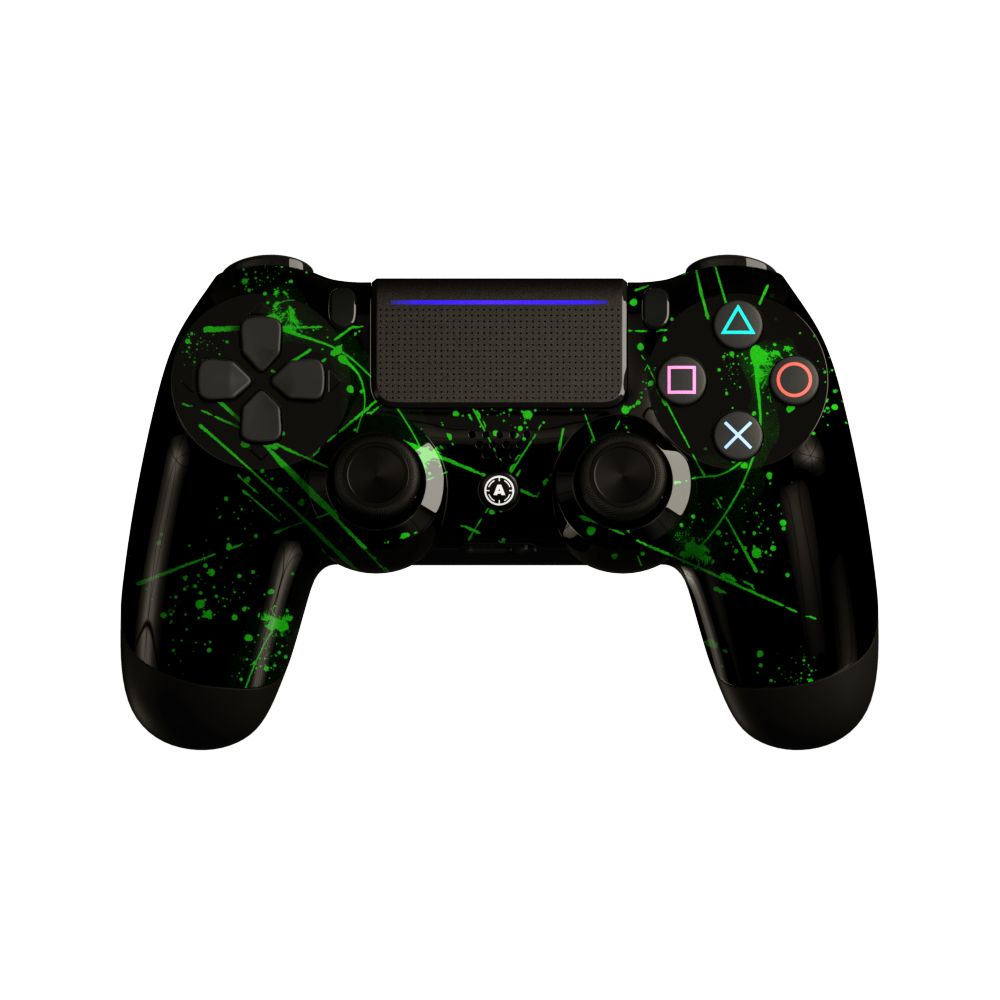Aim Green Splattern PS4 Controller