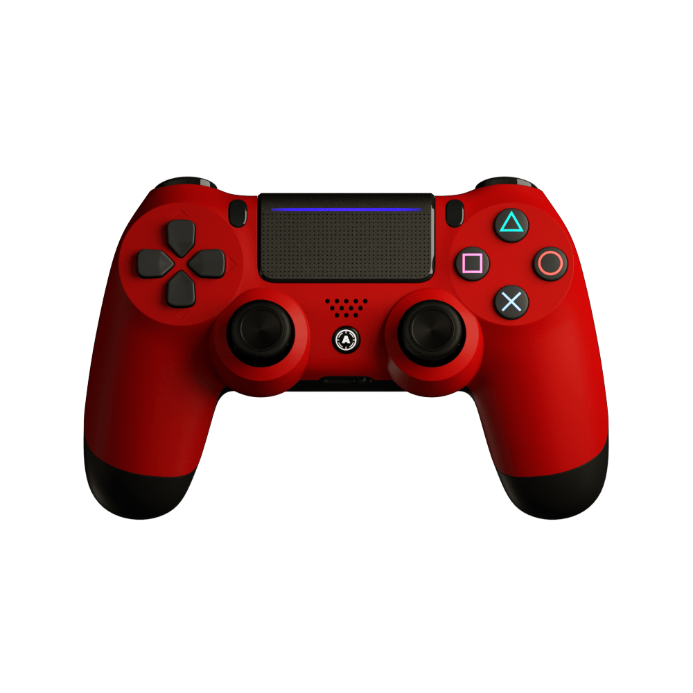 Red and deals black controller ps4