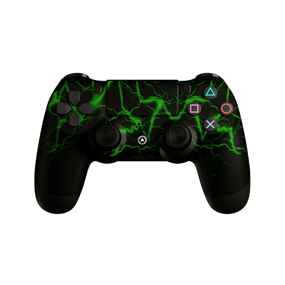 PS4 Controllers Aim Storm Green Full