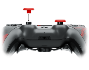 Red Matte PS5 Aim Controller - Aimcontrollers