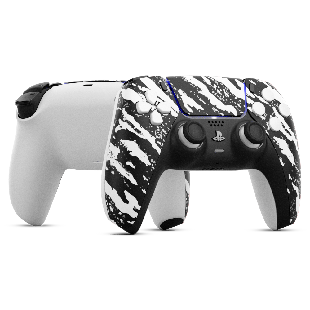 Joker White Fullprint PS5 Aim Controller - Aimcontrollers