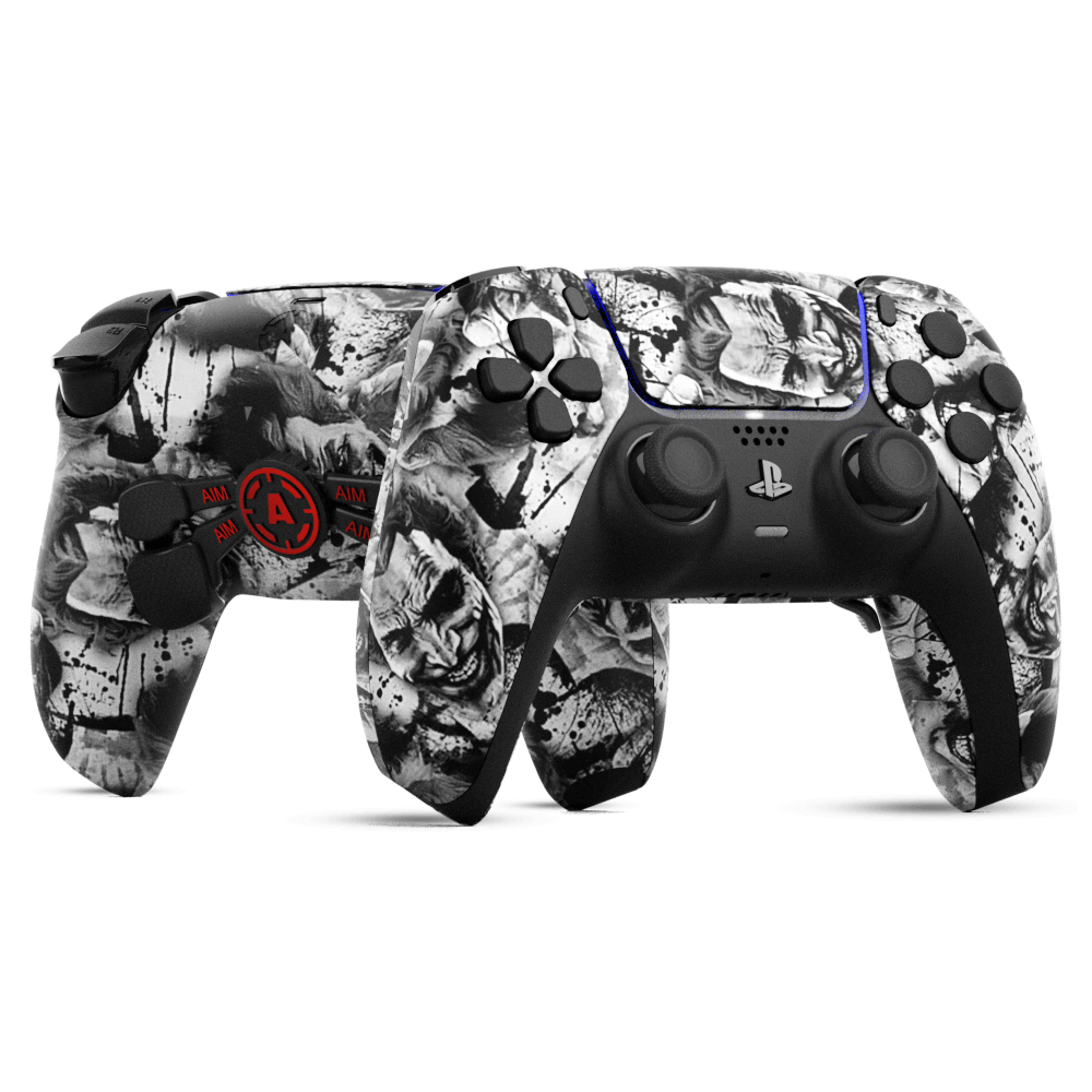 Storm Red Fullprint PS5 Aim Controller