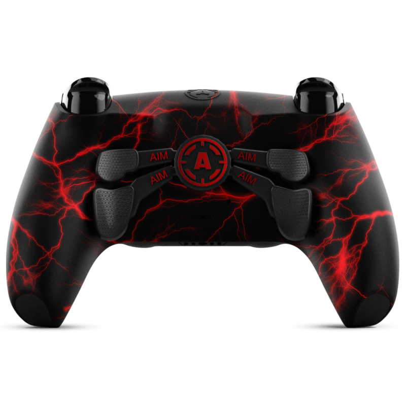 Storm Red Fullprint PS5 Aim Controller