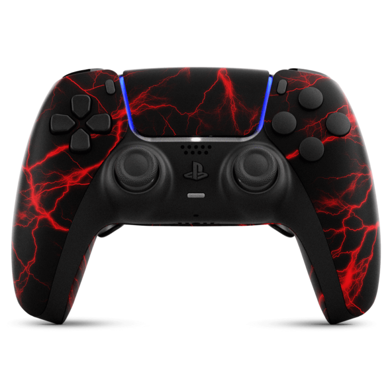 Storm Red Fullprint PS5 Aim Controller