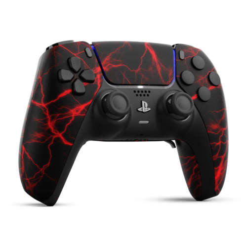 Storm Red Fullprint PS5 Aim Controller