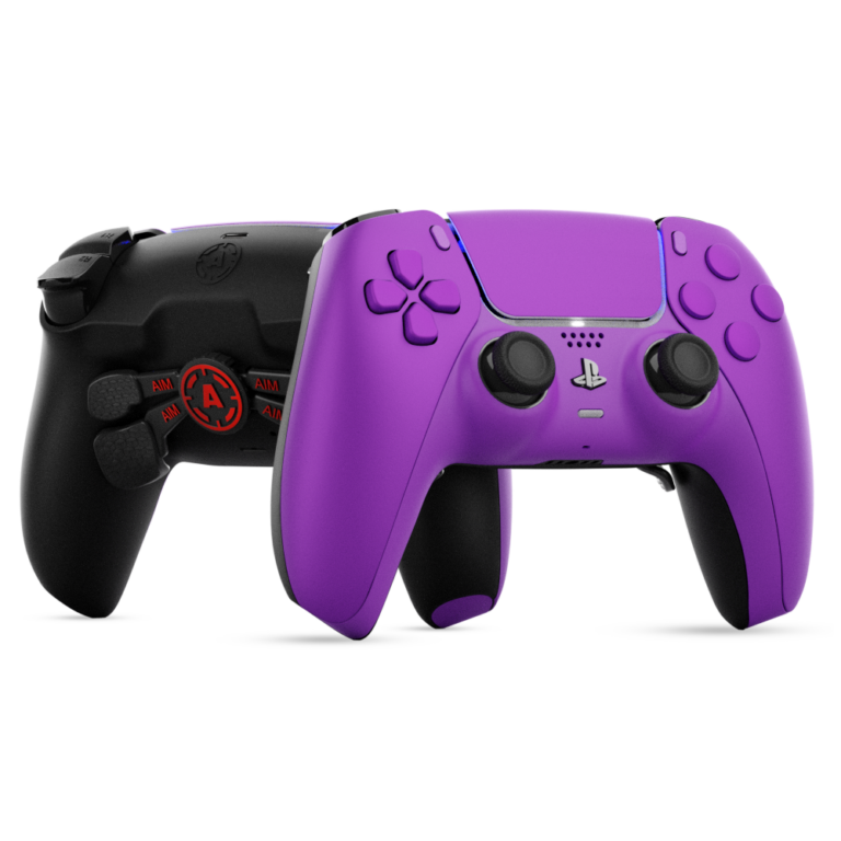 Purple Matte PS5 Aim Controller - Aimcontrollers