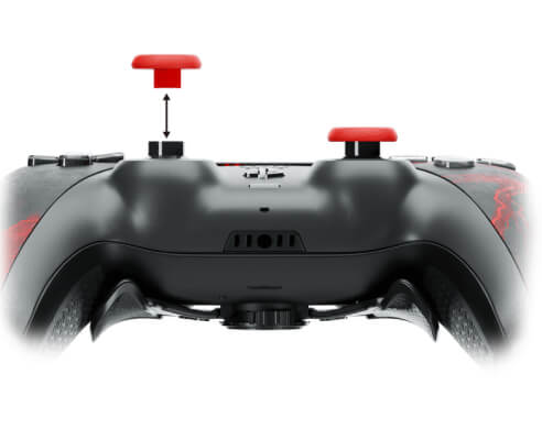 Camo Red Fullprint PS5 Aim Controller - Aimcontrollers