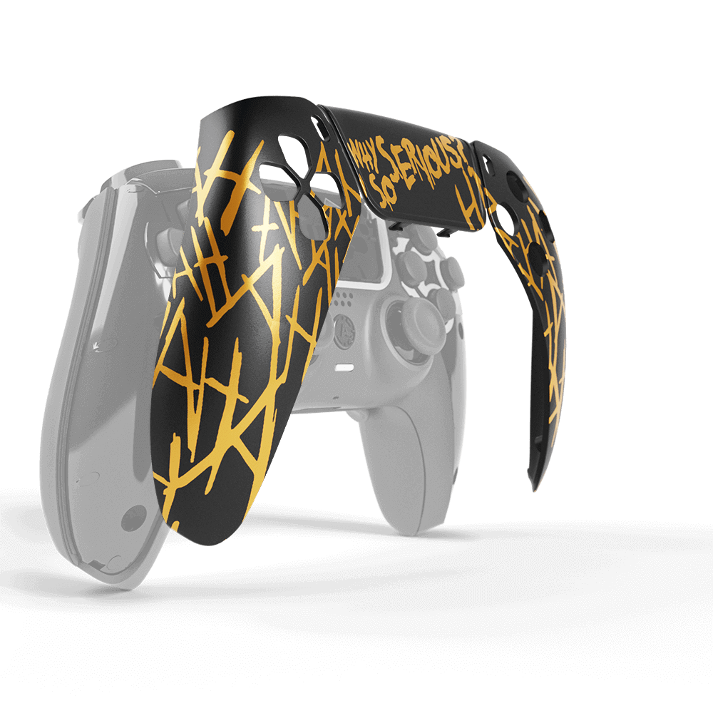 PS5 Joker Gold Snap Panel - Aimcontrollers