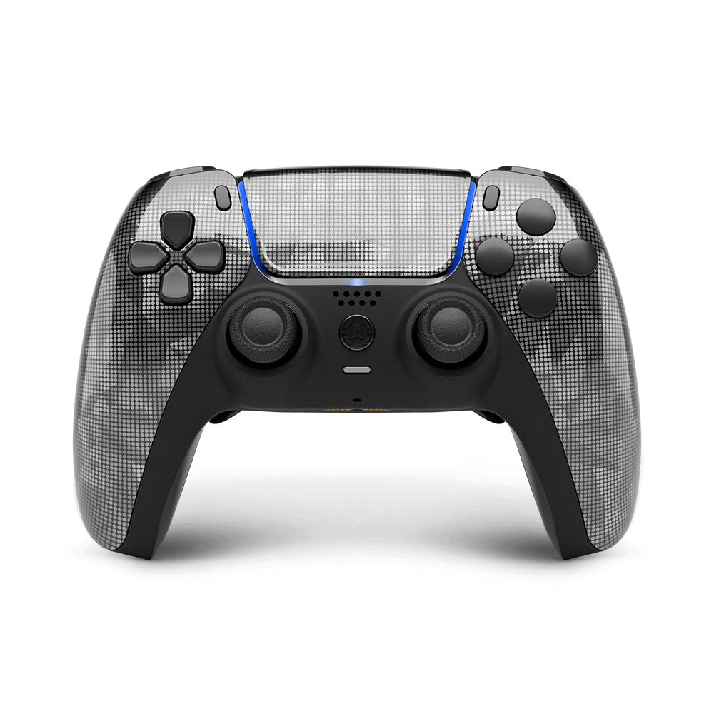 eXtremeRate Splattering Fighting Replacement Front Housing Shell with  Touchpad Compatible with PS5 Controller BDM-010/020/030/040/050