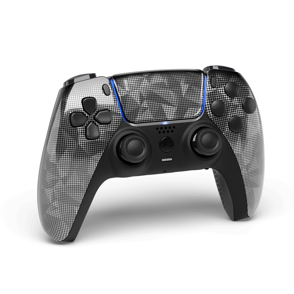 Silver Hologram PS5 Aim Controller - Aimcontrollers