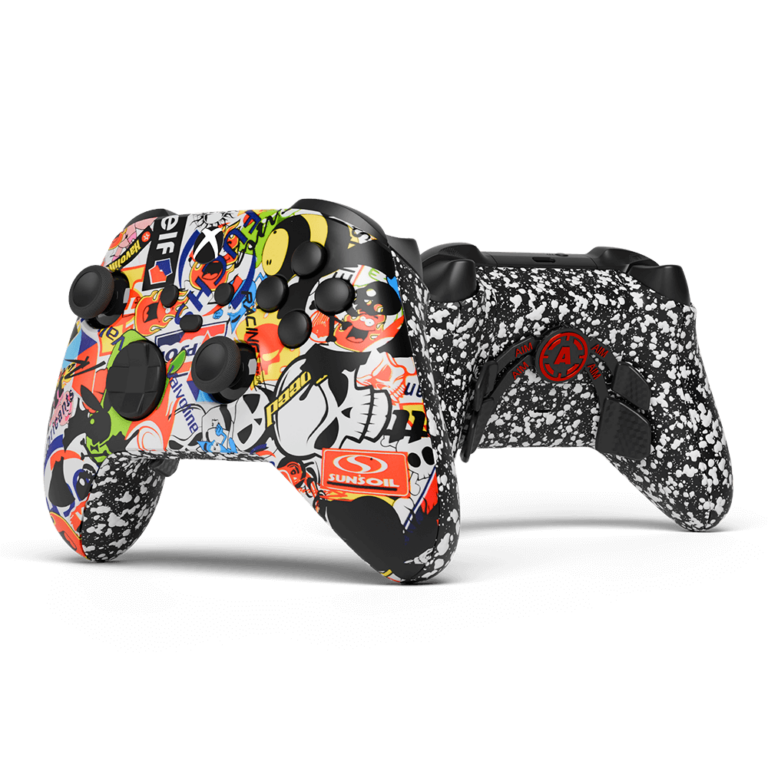 Aim Sticker Bomb Xbox Series X Controller - Aimcontrollers