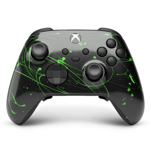 Aim Green Splatter Xbox Series X Controller