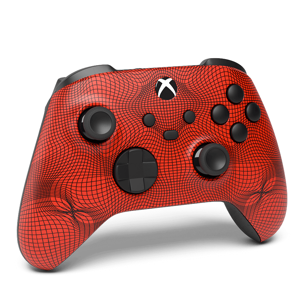 Aim Grid Red Xbox Series X Controller - Aimcontrollers