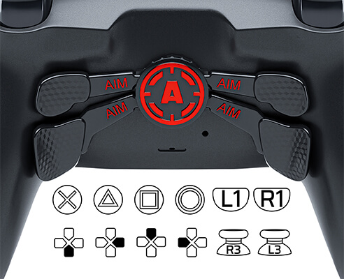 Carbon Fullprint PS5 Aim Controller