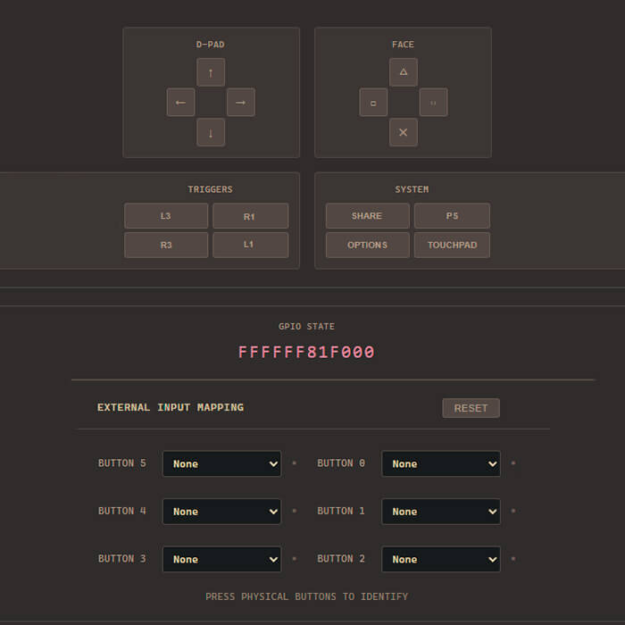 Rear Button Mapping