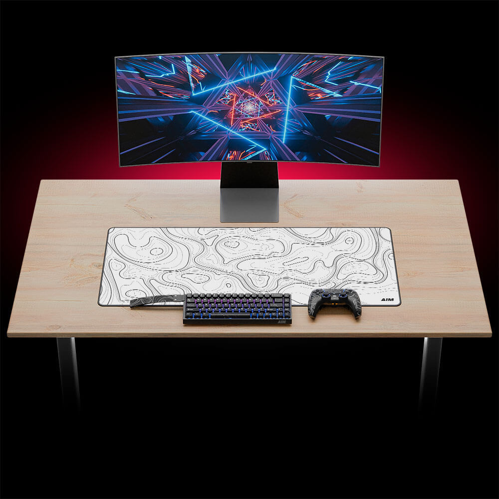 MOUSEPAD XXL TOPO WHITE - Image 2