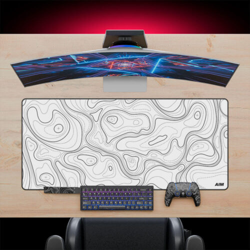 MOUSEPAD XXL TOPO WHITE