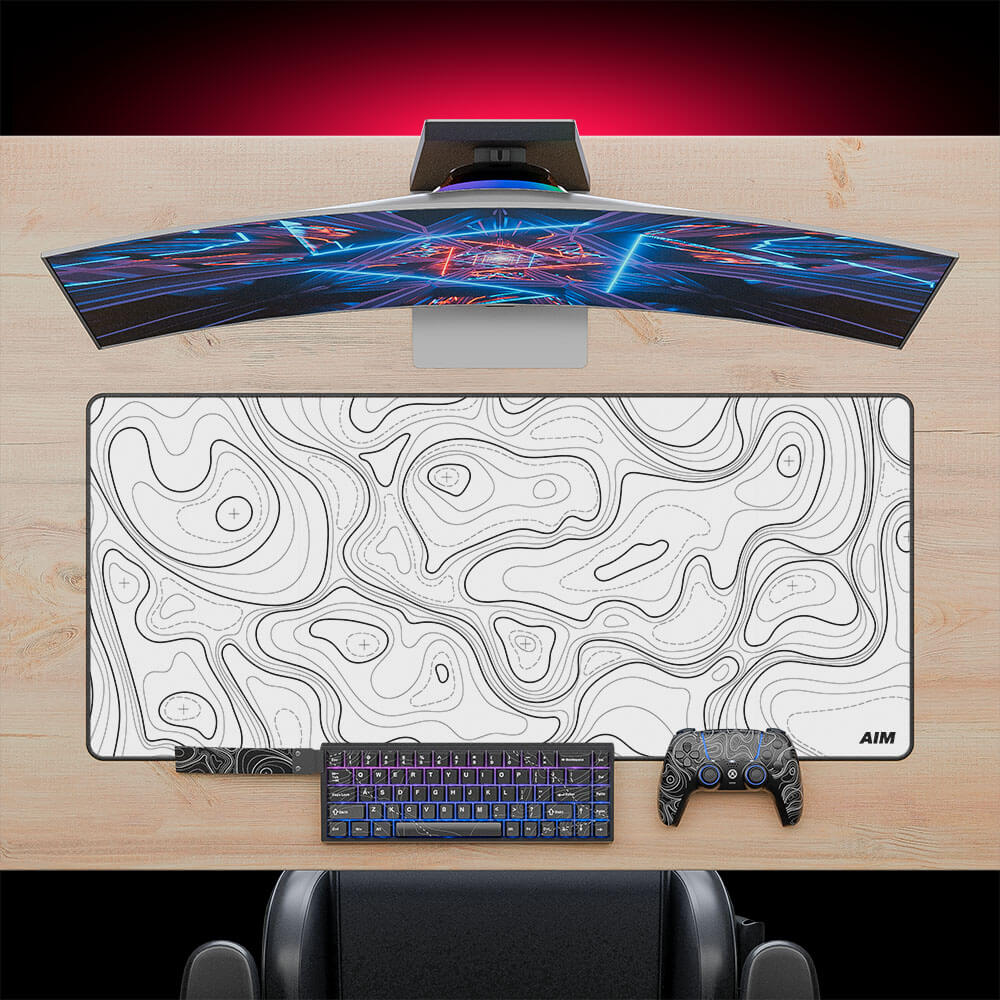 MOUSEPAD XXL TOPO WHITE
